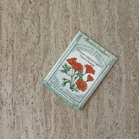 Renee’s Garden Heirloom California Poppies Seeds - Picture 1 of 2